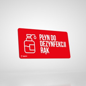 Naklejka BHP - Płyn do Dezynfekcji Rąk
