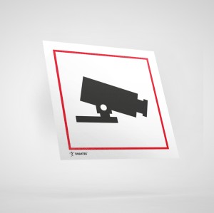 Naklejka Informacyjna: Obiekt Monitorowany