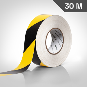 Taśma Podłogowa 30m - Żółto-Czarna