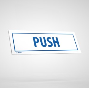 Tabliczka Informacyjna: Push