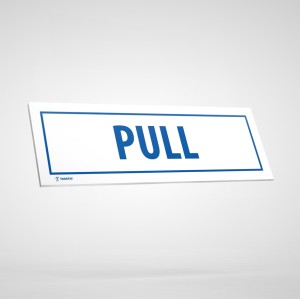 Tabliczka Informacyjna: Pull