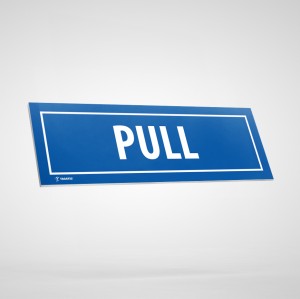 Tabliczka Informacyjna: Pull