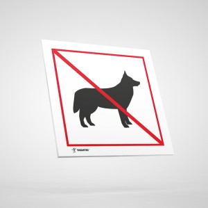 Tabliczka Informacyjna: Zakaz Wprowadzania Psów