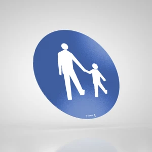 Naklejka Podłogowa: C-16 Droga dla Pieszych