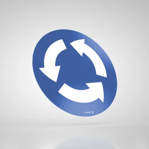 Naklejka Podłogowa: C-12 Ruch Okrężny