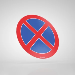 Naklejka Podłogowa: B-36 Zakaz Zatrzymywania się