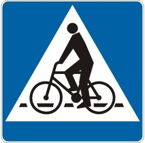 Naklejka Informacyjna: D-6A Przejazd dla Rowerów