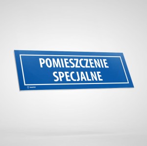 Tabliczka Informacyjna: Pomieszczenie Specjalne