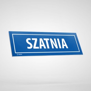 Tabliczka Informacyjna: Szatnia
