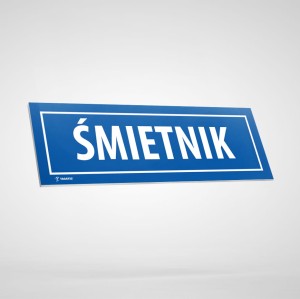 Tabliczka Informacyjna: Śmietnik