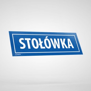 Naklejka Informacyjna: Stołówka
