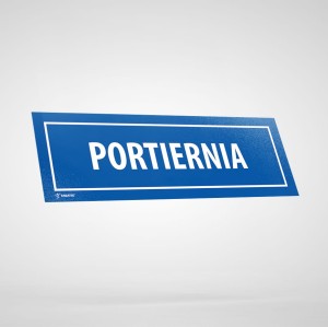 Naklejka Informacyjna: Portiernia