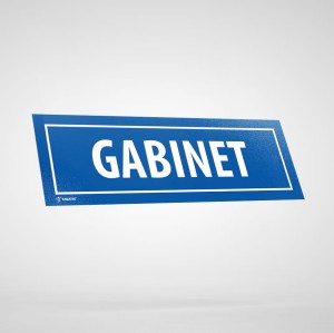 Naklejka Informacyjna: Gabinet