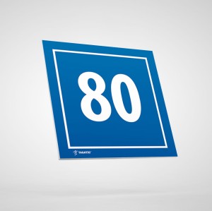Tabliczka Informacyjna: Numer 80
