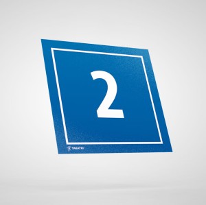 Naklejka Informacyjna: Numer 2