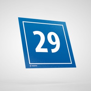 Naklejka Informacyjna: Numer 29