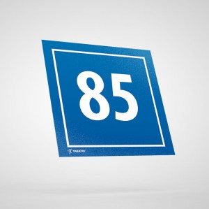 Naklejka Informacyjna: Numer 85