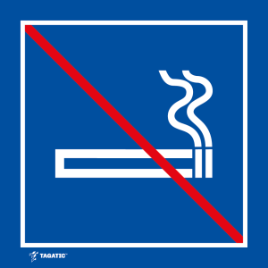 Naklejka Informacyjna: Zakaz Palenia