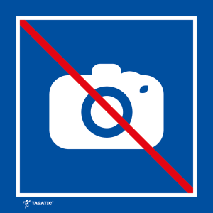 Naklejka Informacyjna: Zakaz Fotografowania