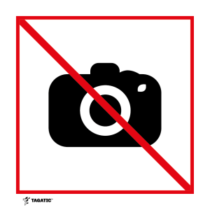 Naklejka Informacyjna: Zakaz Fotografowania