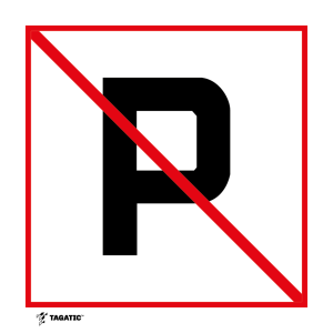Naklejka Informacyjna: Zakaz Parkowania