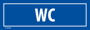 Naklejka Informacyjna: WC
