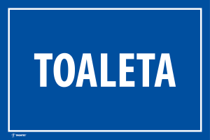 Naklejka Informacyjna: Toaleta