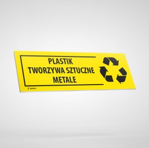 Tabliczka Informacyjna: Plastik, Tworzywa Sztuczne