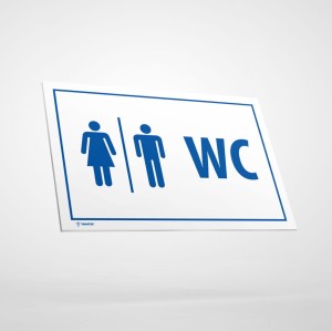 Tabliczka Informacyjna: WC Damsko-Męska