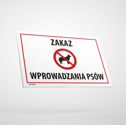 TAGATIC_PROSTOKĄT_30x20_zakaz wprowadzania psów.jpg